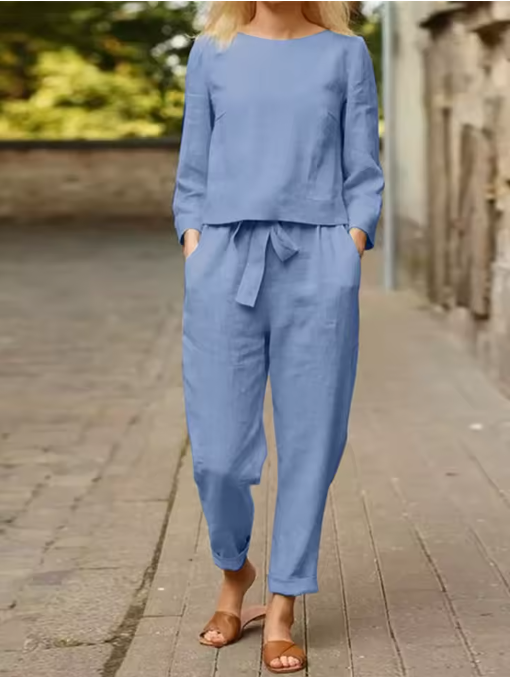 VALENTINA Completo in lino e cotone