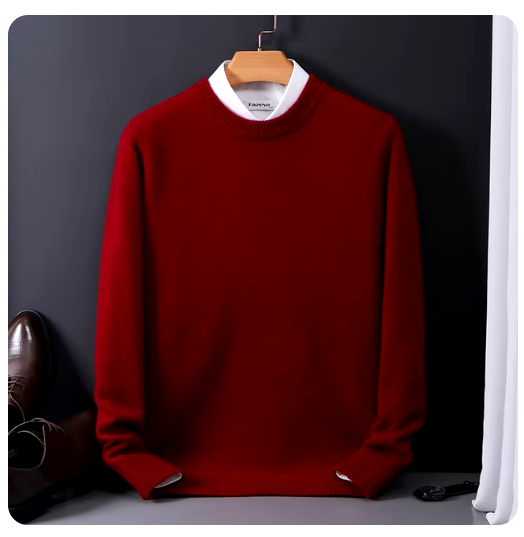 Maglione caldo in cashmere